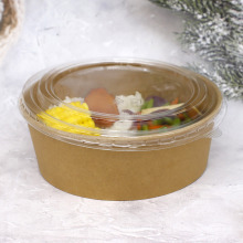 takeaway factory price hot selling kraft paper soup bowl with lid